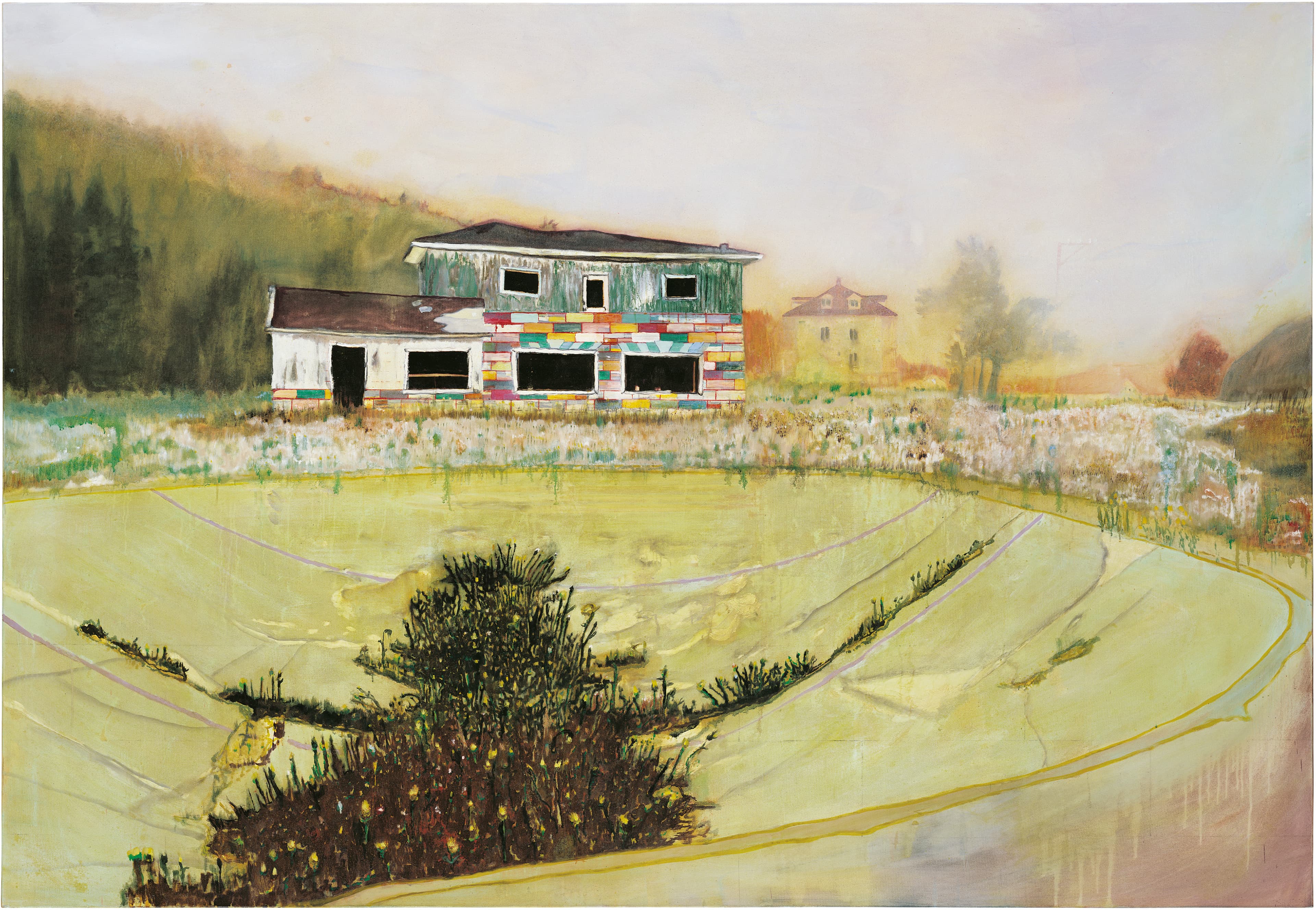 Peter Doigs Gemälde ”Kriket”